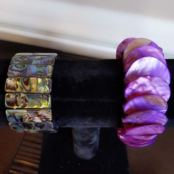 HP🎉Abalone Stretch Bracelets - Picture 1 of 10